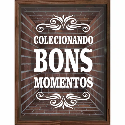 Quadro Porta Tampinhas Colecionando Bons Momentos