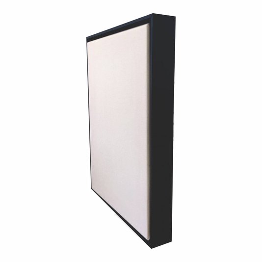 Quadro Tela Decorativa Personalizada em Tecido Canvas com Moldura Canaleta Flutuante Lisa Revestida - 2x4,8