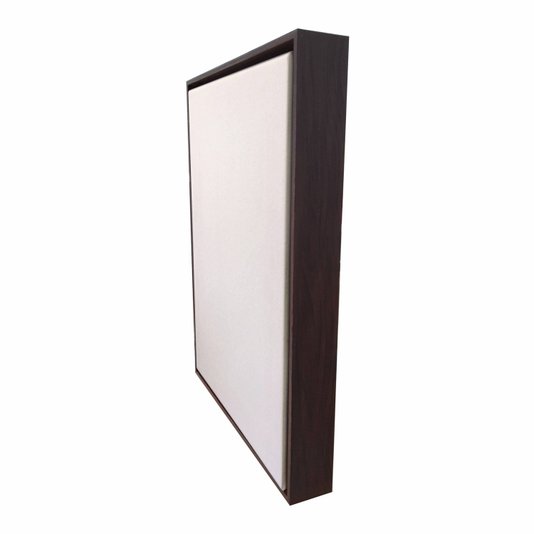 Quadro Tela Decorativa Personalizada em Tecido Canvas com Moldura Canaleta Flutuante Lisa Revestida - 2x4,8