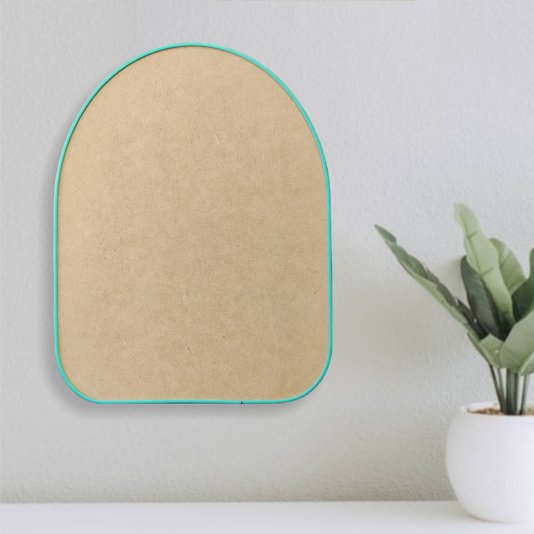 Recorte de Mdf 12mm para Artesanato com Moldura Flexível Perfil U - Organic4