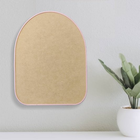 Recorte de Mdf 12mm para Artesanato com Moldura Flexível Perfil U - Organic4