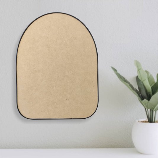 Recorte de Mdf 12mm para Artesanato com Moldura Flexível Perfil U - Organic4