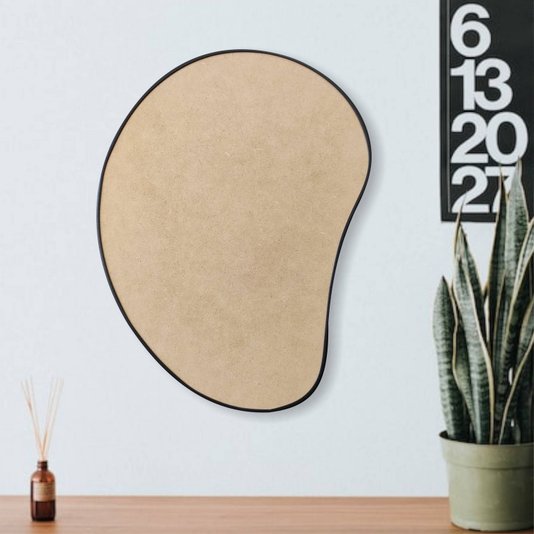 Recorte de Mdf 12mm para Artesanato com Moldura Flexível Perfil U - Organic5