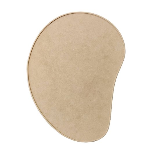 Recorte de Mdf 12mm para Artesanato com Moldura Flexível Perfil U - Organic5