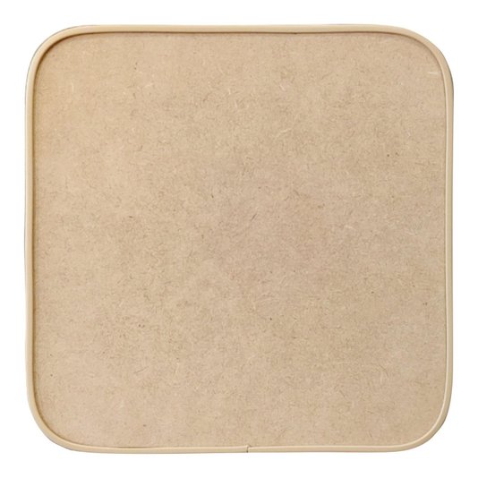 Recorte de Mdf 12mm para Artesanato com Moldura Flexível Perfil U - Quadrado