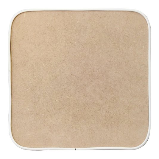 Recorte de Mdf 12mm para Artesanato com Moldura Flexível Perfil U - Quadrado