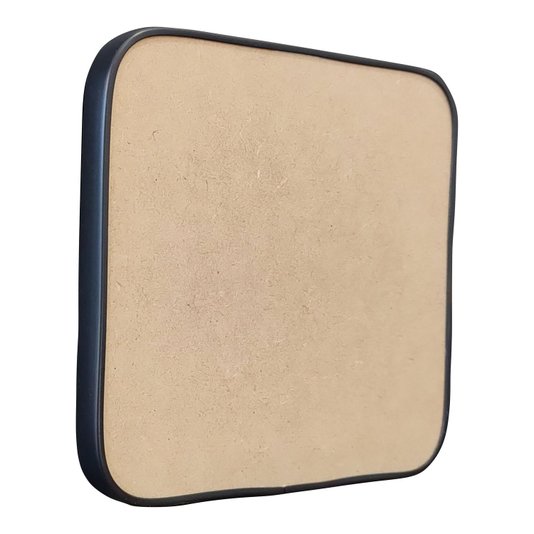 Recorte de Mdf 12mm para Artesanato com Moldura Flexível Perfil U - Quadrado