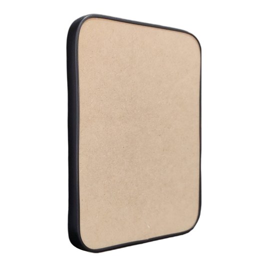 Recorte de Mdf 12mm para Artesanato com Moldura Flexível Perfil U - Retângulo