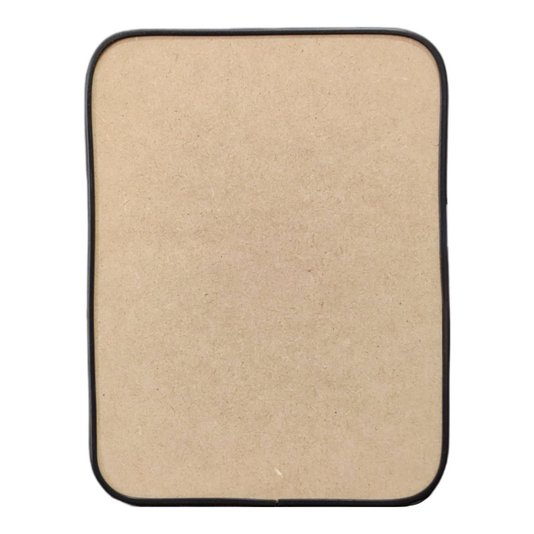 Recorte de Mdf 12mm para Artesanato com Moldura Flexível Perfil U - Retângulo