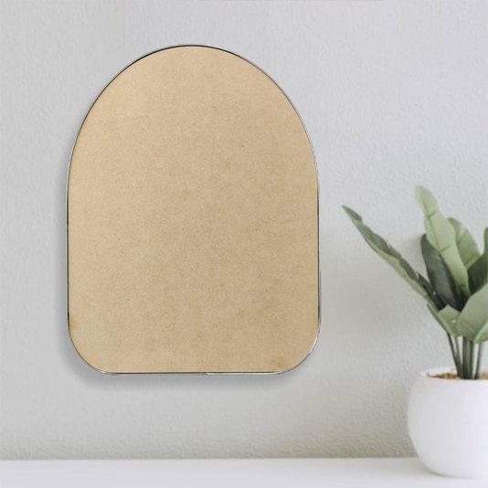 Recorte de Mdf 9mm para Artesanato com Moldura Flexível Plástica - Organic4