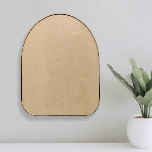 Recorte de Mdf 9mm para Artesanato com Moldura Flexível Plástica - Organic4