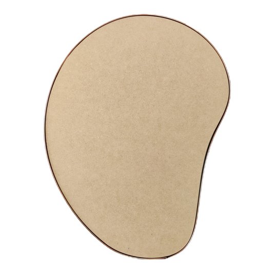 Recorte de Mdf 9mm para Artesanato com Moldura Flexível Plástica - Organic5