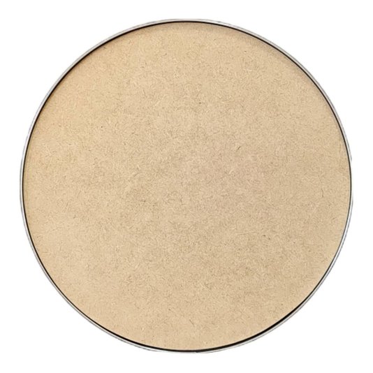 Recorte de Mdf 9mm para Artesanato com Moldura Flexível Plástica - Redondo