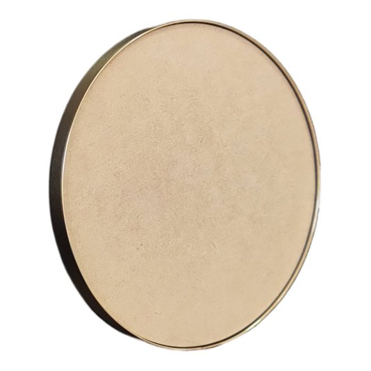 Recorte de Mdf 9mm para Artesanato com Moldura Flexível Plástica - Redondo
