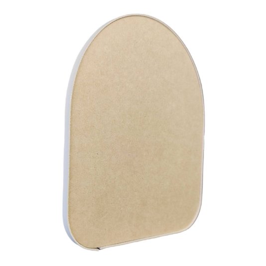 Recorte de Mdf 9mm para Artesanato com Tira de Couro Sintético - Organic4