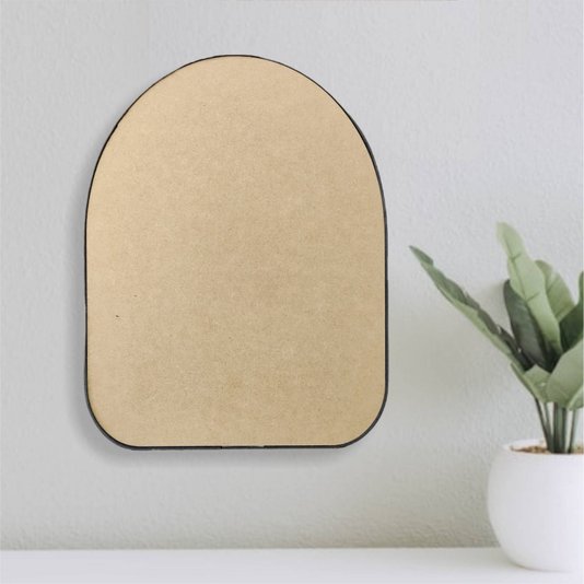 Recorte de Mdf 9mm para Artesanato com Tira de Couro Sintético - Organic4