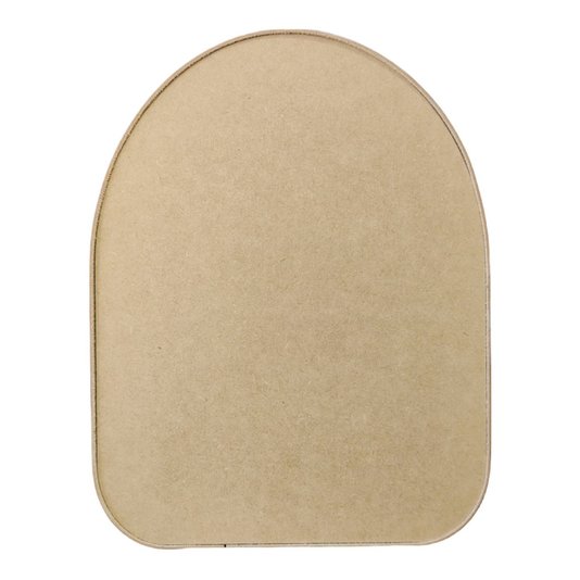 Recorte de Mdf 9mm para Artesanato com Tira de Couro Sintético - Organic4