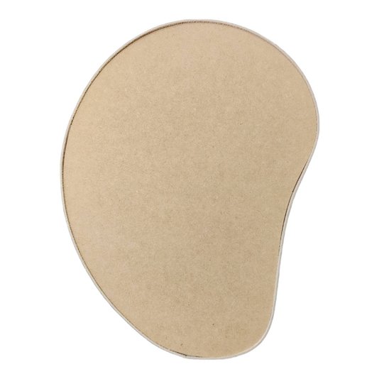 Recorte de Mdf 9mm para Artesanato com Tira de Couro Sintético - Organic5