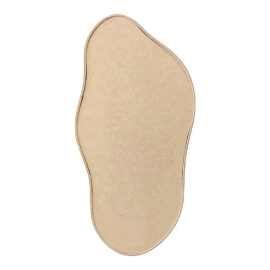Recorte de Mdf 9mm para Artesanato com Tira de Couro Sintético - Organic6