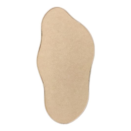 Recorte de Mdf 9mm para Artesanato com Tira de Couro Sintético - Organic6
