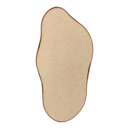 Recorte de Mdf 9mm para Artesanato com Tira de Couro Sintético - Organic6