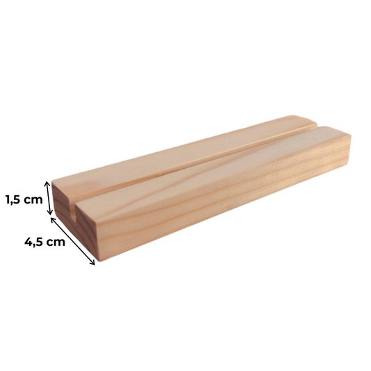 Ripa de Madeira Pinus Natural com Friso para Placas - 1,5x4,5