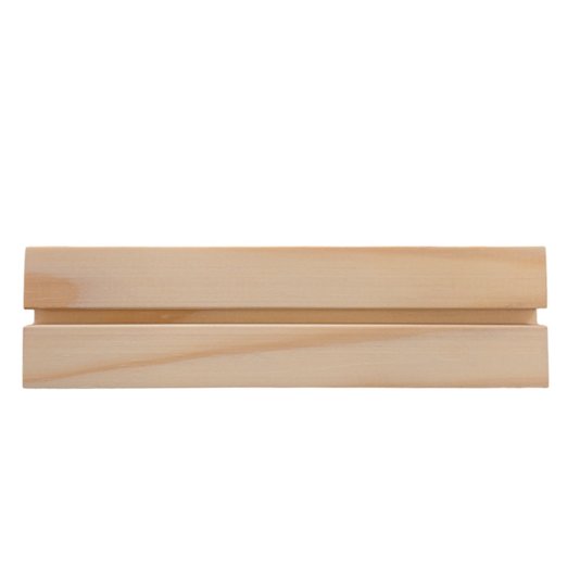 Ripa de Madeira Pinus Natural com Friso para Placas - 1,5x4,5