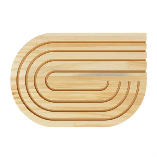 Souplast de Madeira Pinus Multiuso Para Mesa Posta, Jogo Americano e Descanso de Pratos