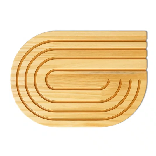 Souplast de Madeira Pinus Multiuso Para Mesa Posta, Jogo Americano e Descanso de Pratos