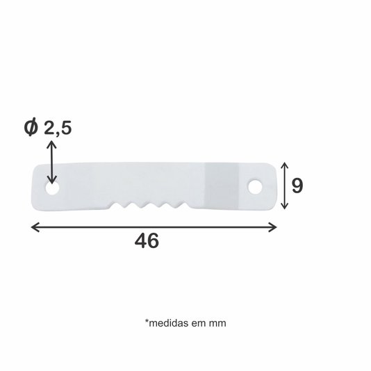 Suporte Pendurador Serrilha Para Quadros e Artesanato 1000 peças