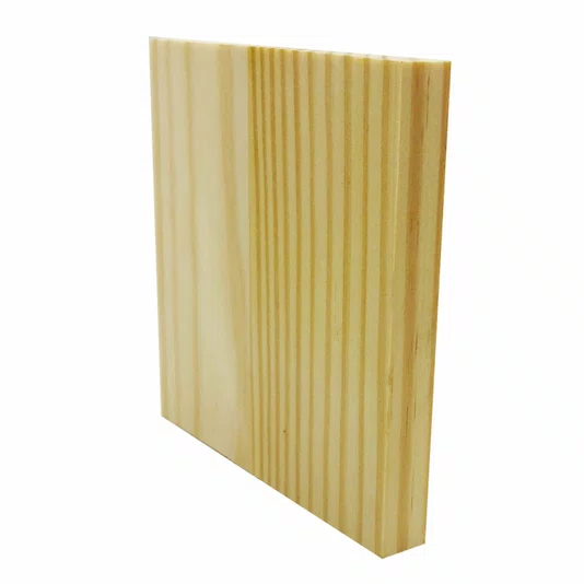 Tábua De Pinus Clear para Artesanato - 15mm sem nó