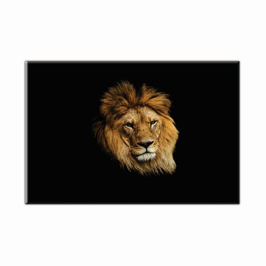 Tela Decorativa em Tecido Canvas Face do Leão
