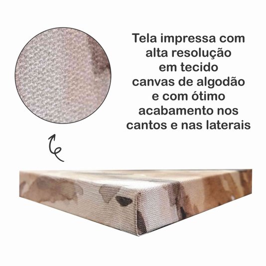Tela Decorativa Personalizada em Tecido Canvas