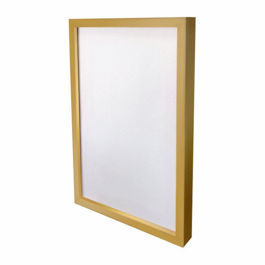 Tela para Pintura com Moldura Caixinha Lisa Revestida - 1,5x3