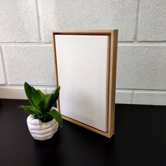 Tela para Pintura com Moldura Canaleta Flutuante Lisa Revestida - 2x2,8