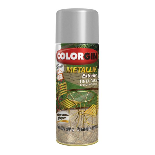 Tinta Spray Colorgin Metallik Exterior 350ml