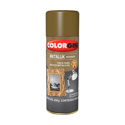 Tinta Spray Colorgin Metallik Interior 350ml