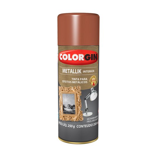 Tinta Spray Colorgin Metallik Interior 350ml