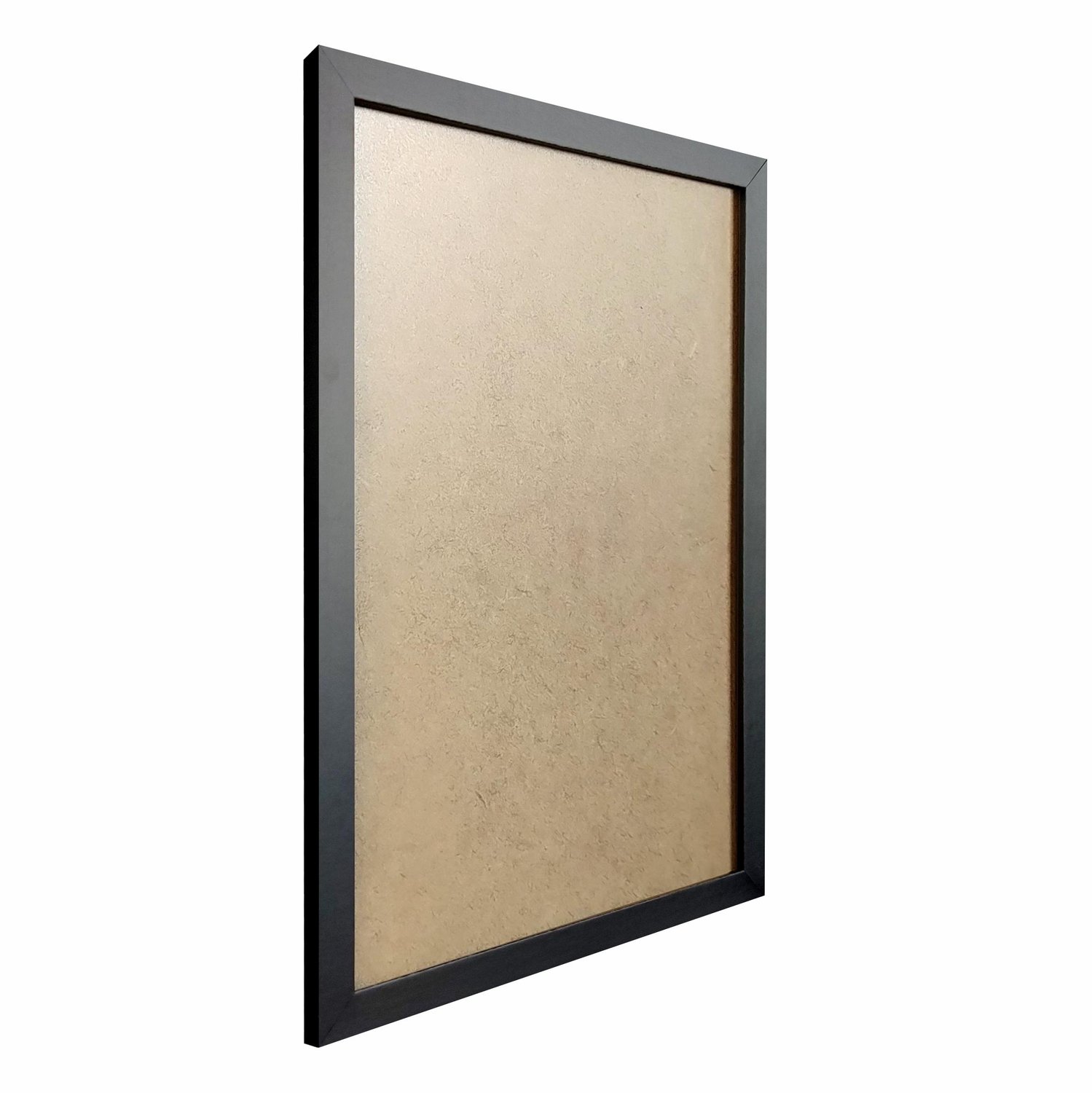 Moldura Minimalista Lisa Para Quadros Revestida com Fundo MDF e PVC Antirreflexo - 1,5x1