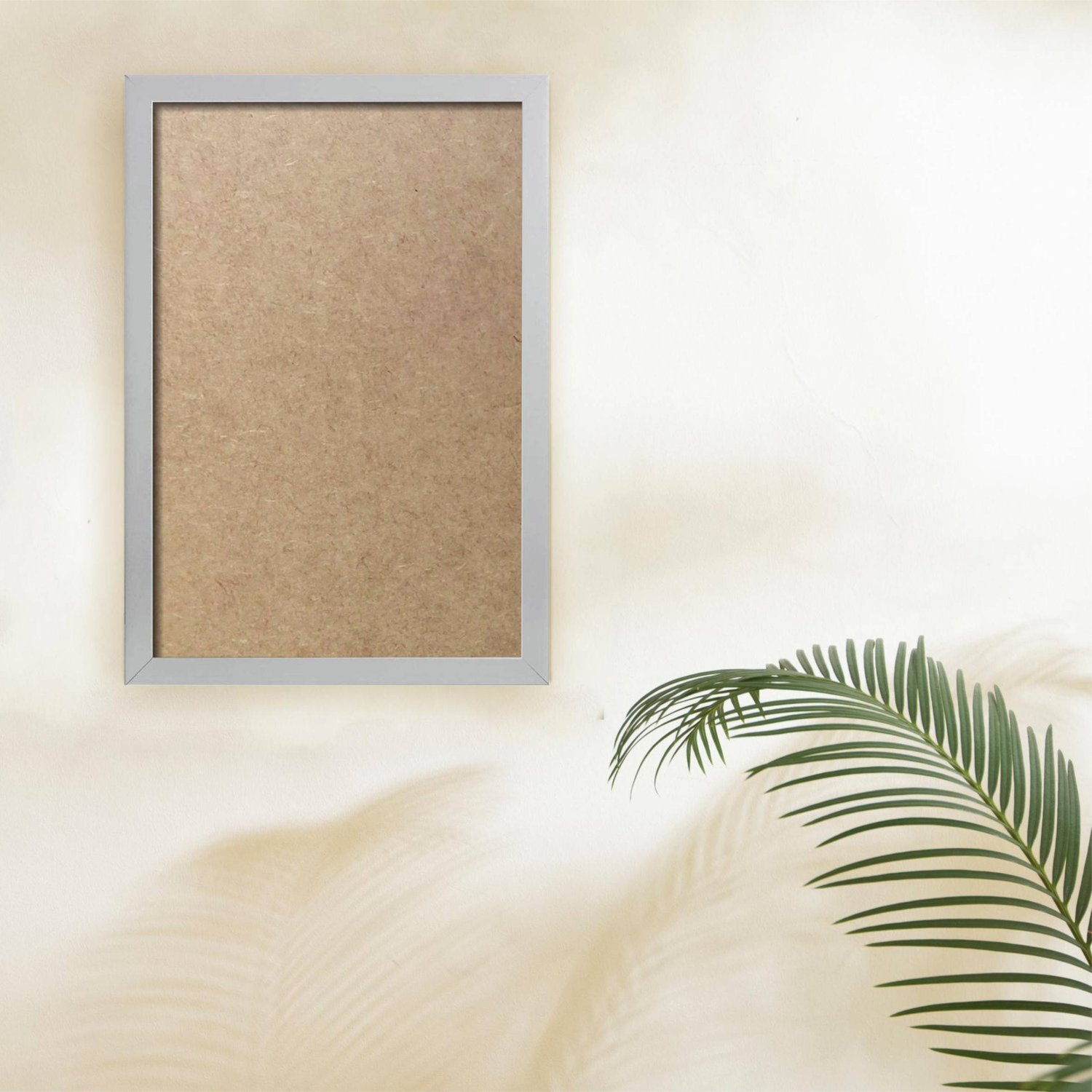 Moldura Personalizada Minimalista Lisa para Quadros Revestida com Fundo MDF - 1,5x1