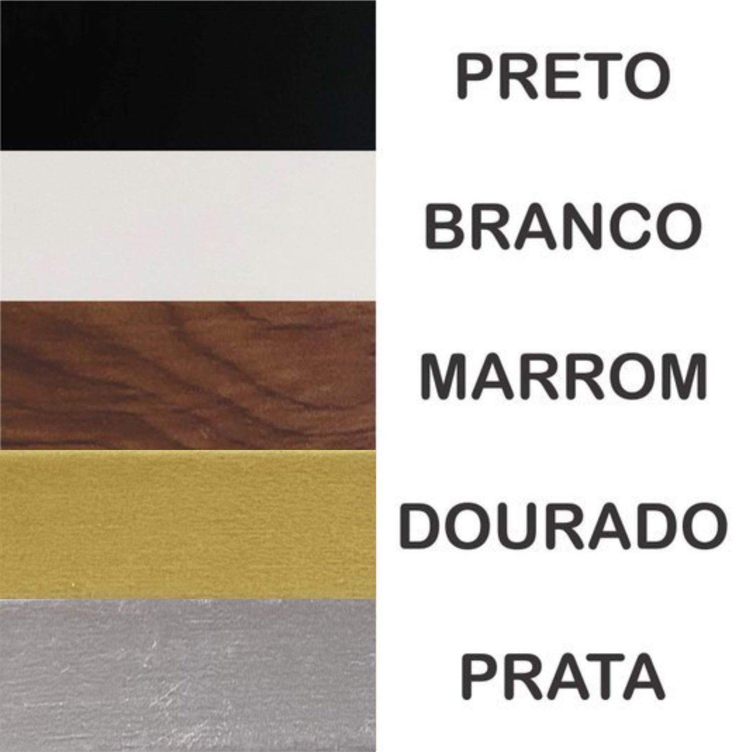 Moldura Personalizada Minimalista Lisa para Quadros Revestida com Fundo MDF - 1,5x1