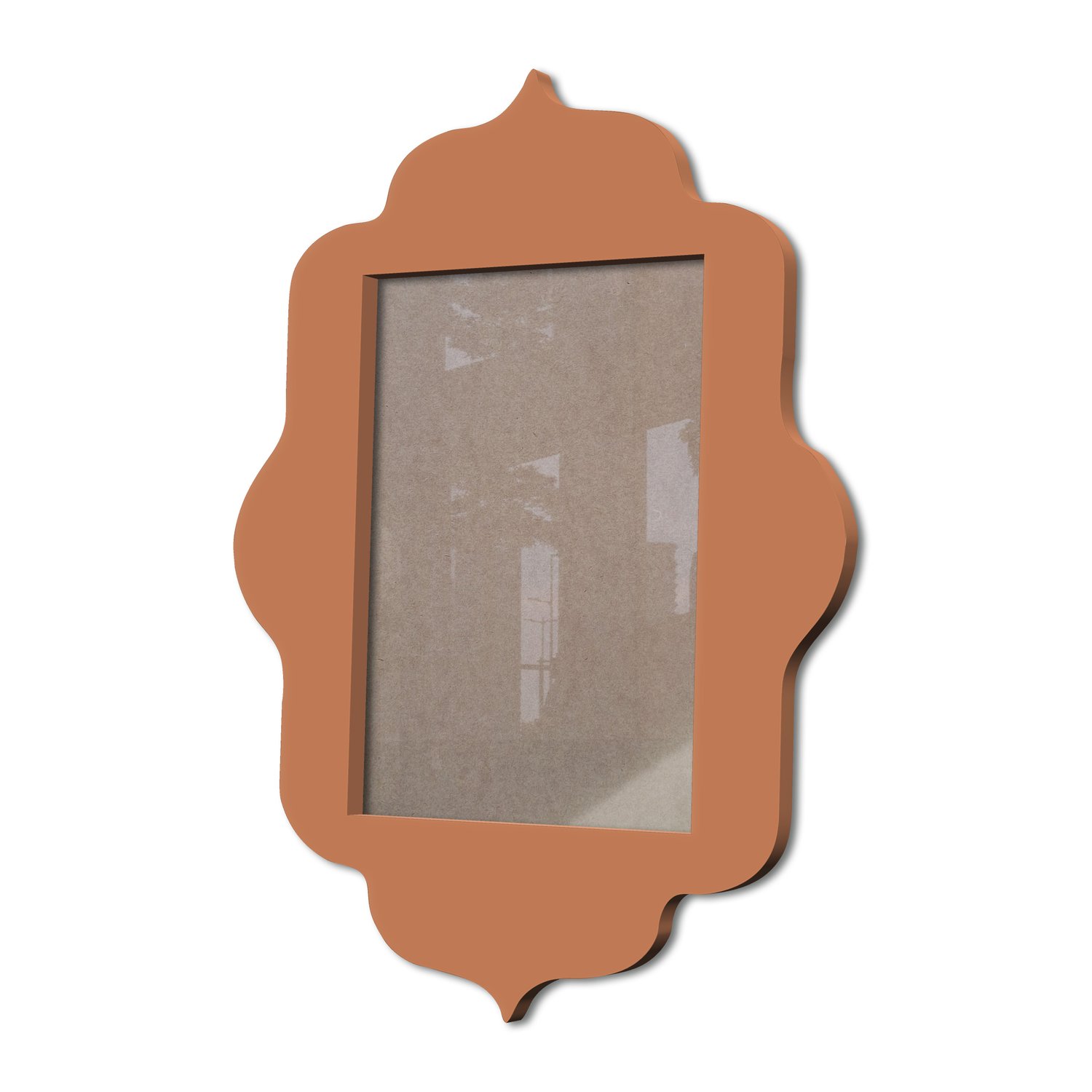 Moldura Provençal Colorida Em Mdf 6 mm Para Quadros Decorativos Com Fundo MDF e Acetato