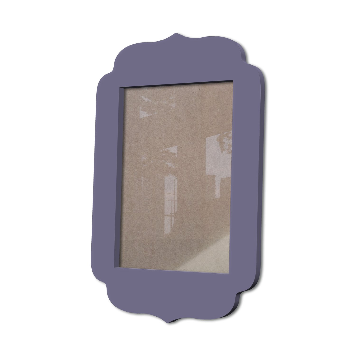 Moldura Provençal Colorida Em Mdf 6 mm Para Quadros Decorativos Com Fundo MDF e Acetato
