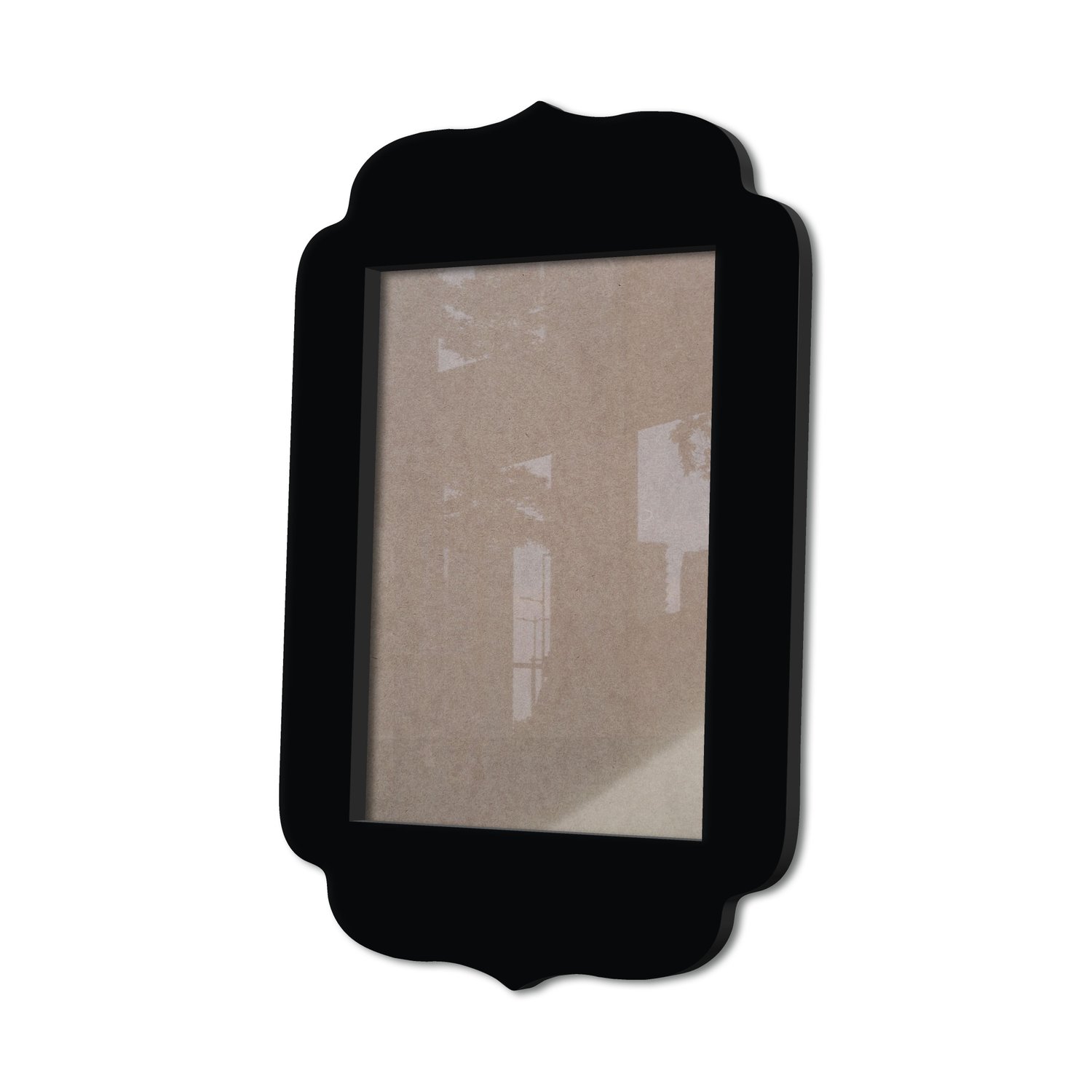 Moldura Provençal Colorida Em Mdf 6 mm Para Quadros Decorativos Com Fundo MDF e Acetato