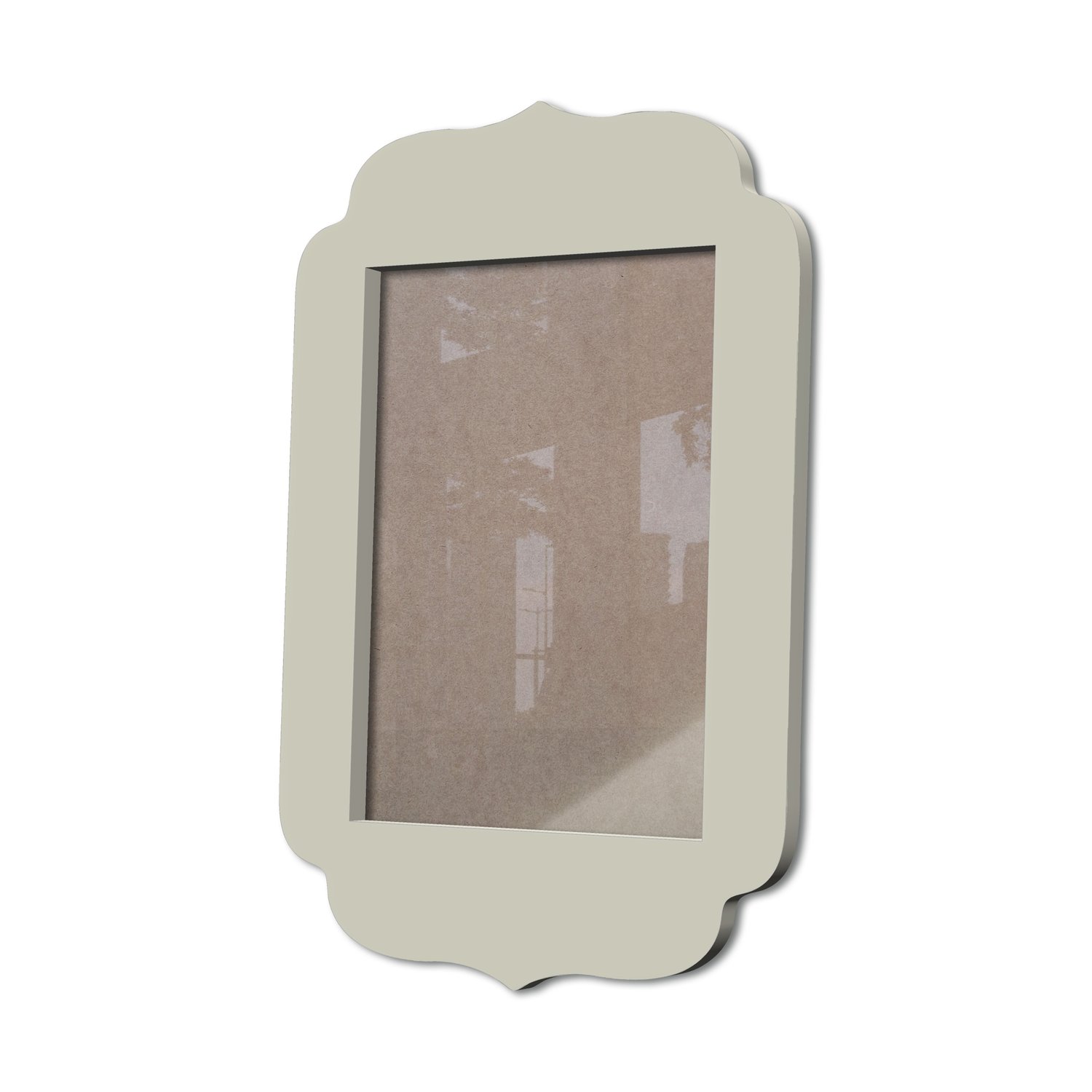 Moldura Provençal Colorida Em Mdf 6 mm Para Quadros Decorativos Com Fundo MDF e Acetato