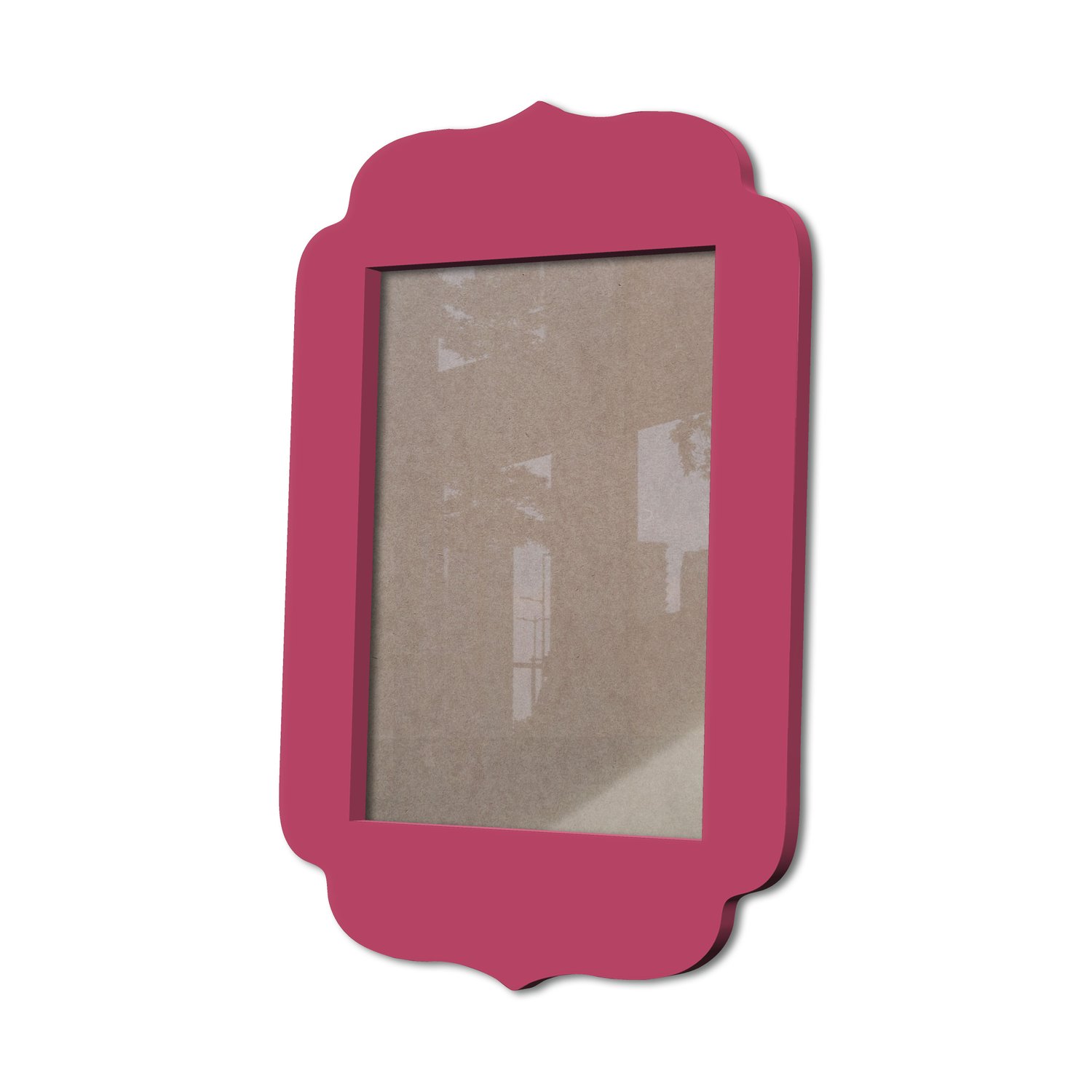 Moldura Provençal Colorida Em Mdf 6 mm Para Quadros Decorativos Com Fundo MDF e Acetato