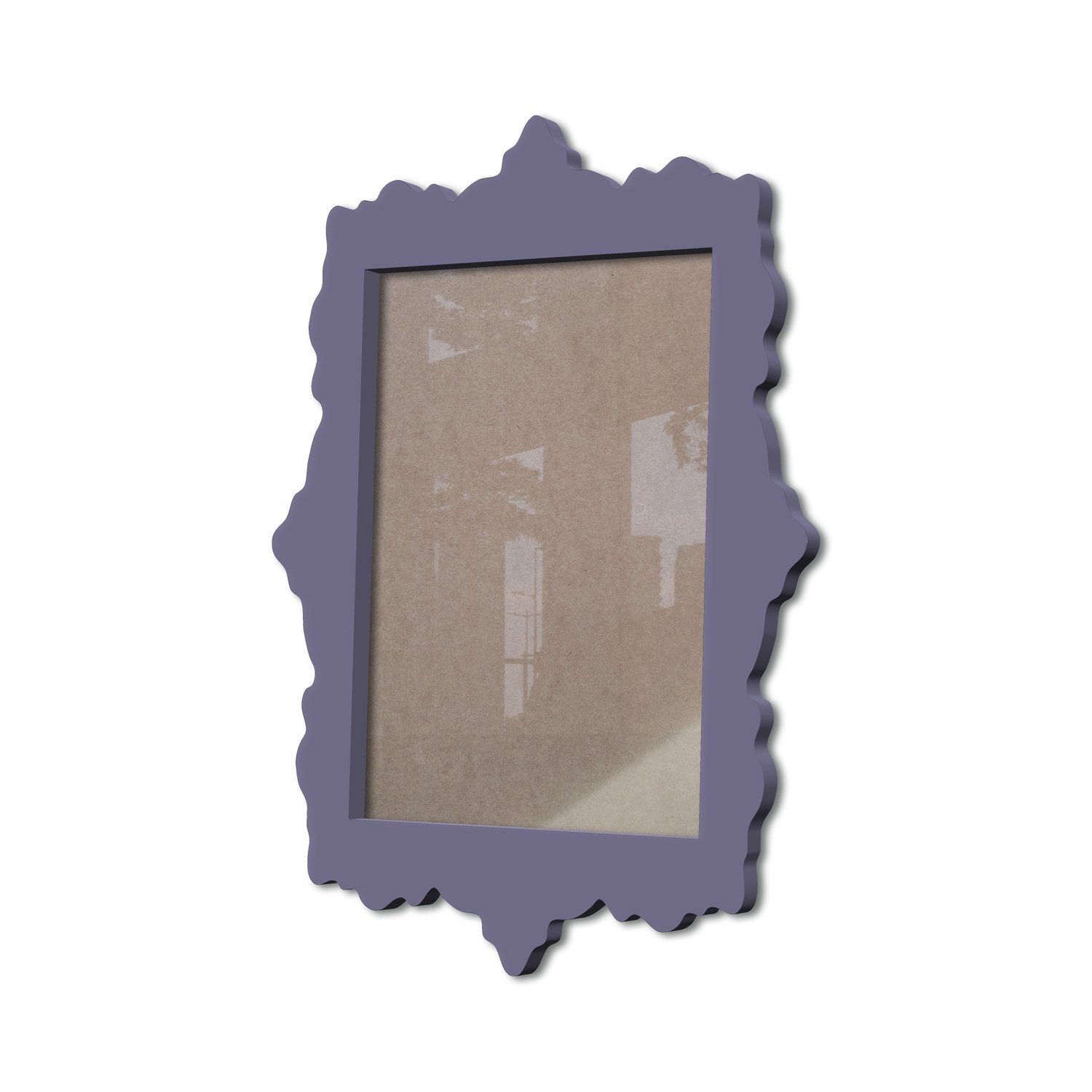 Moldura Provençal Colorida Em Mdf 6 mm Para Quadros Decorativos Com Fundo MDF e Acetato