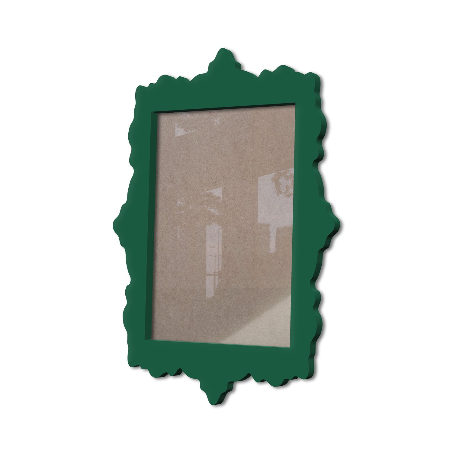 Moldura Provençal Colorida Em Mdf 6 mm Para Quadros Decorativos Com Fundo MDF e Acetato
