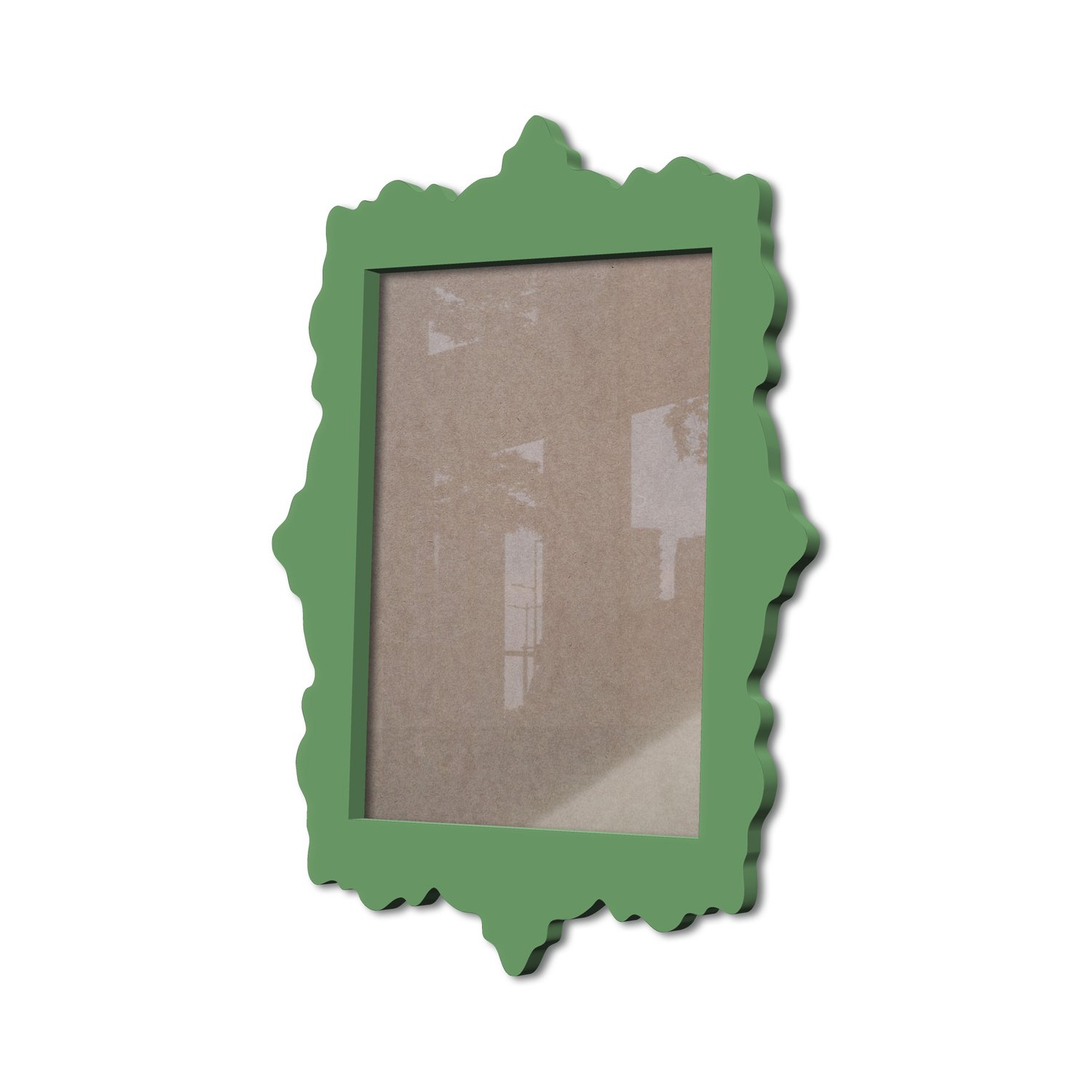 Moldura Provençal Colorida Em Mdf 6 mm Para Quadros Decorativos Com Fundo MDF e Acetato