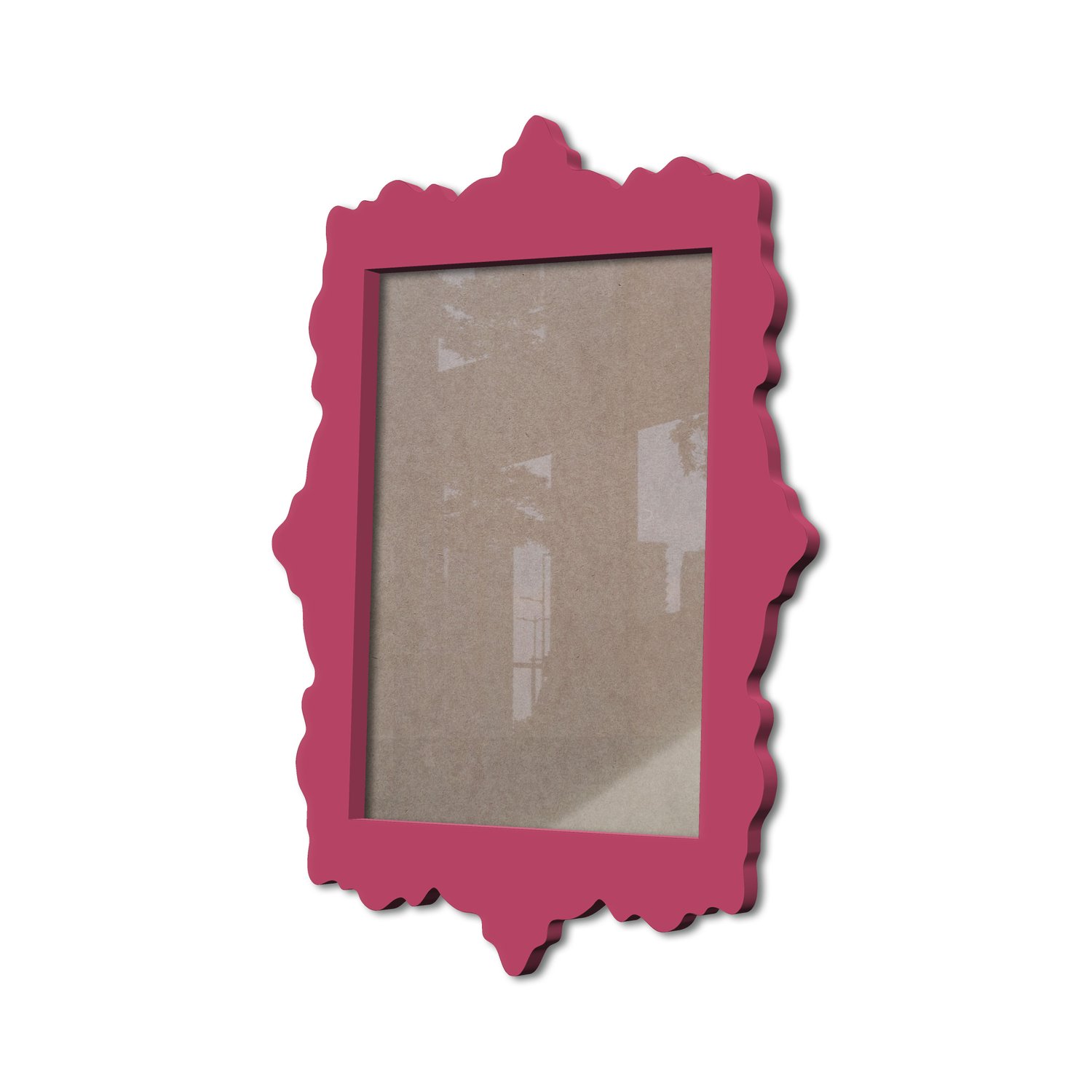 Moldura Provençal Colorida Em Mdf 6 mm Para Quadros Decorativos Com Fundo MDF e Acetato